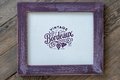 Shabby Chic / Cottage Core Solid Wood Picture Frames