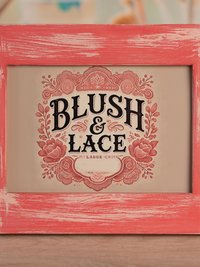 Shabby Chic / Cottage Core - Solid Wood Picture Frames