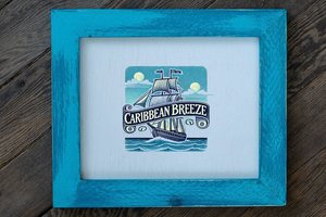 Colorful Picture Frames - Choose Your Color/Size - Handmade Picture Frame - Solid Wood 