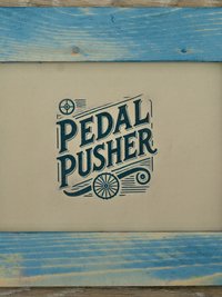 Distressed Wood Picture Frame, Vintage Chalk Paint Finish