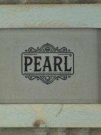 Weathered Wood Picture Frame, Shabby Chic Cottage Decor