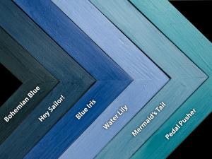 Hand Painted Solid Wood Picture Frame – Chalk Paint Finish, Custom Size