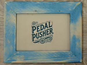 Weathered  Wood Picture Frame, Sanded Finish