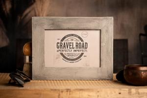 Hand Distressed Solid Wood Picture Frame, Rustic Gallery Wall Decor, Choose Color Size