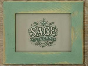 Weathered  Wood Picture Frame, Sanded Finish