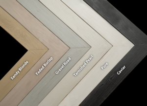 Solid Color Picture Frame - Handmade Wood - Hand Painted - Gallery Wall Frames