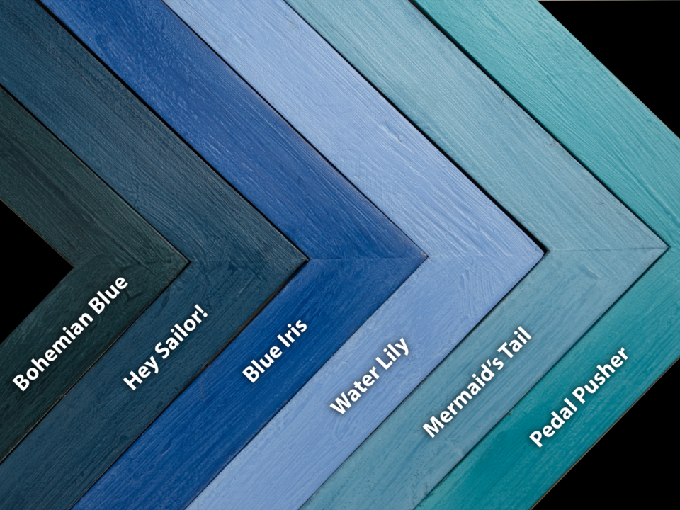 Solid Color Picture Frame - Handmade Wood - Hand Painted - Gallery Wall Frames