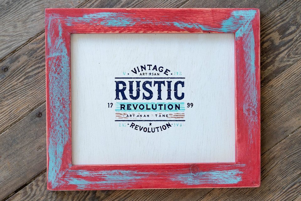 Colorful Picture Frames - Choose Your Color/Size - Handmade Picture Frame - Solid Wood 