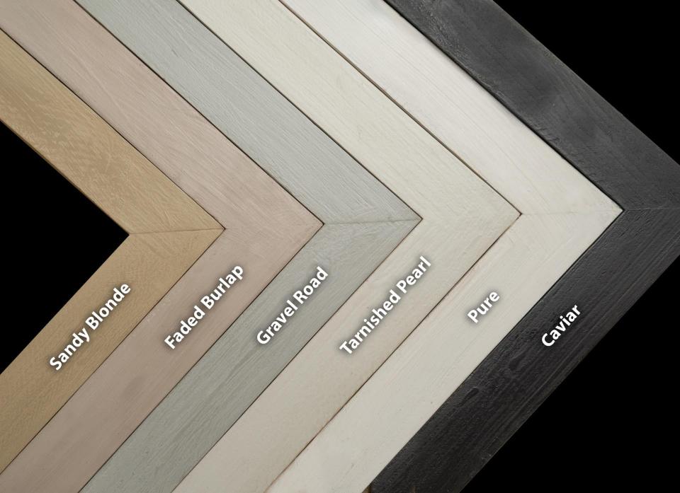 Hand Painted Solid Wood Picture Frame – Chalk Paint Finish, Custom Size