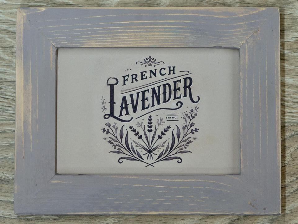 Hand Painted Picture Frame - Choose Your Color/Size - Bright Chalk Paint Colors - Handmade Solid Wood - Photo Frame