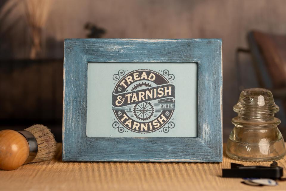 Hand Distressed Solid Wood Picture Frame, Rustic Gallery Wall Decor, Choose Color Size