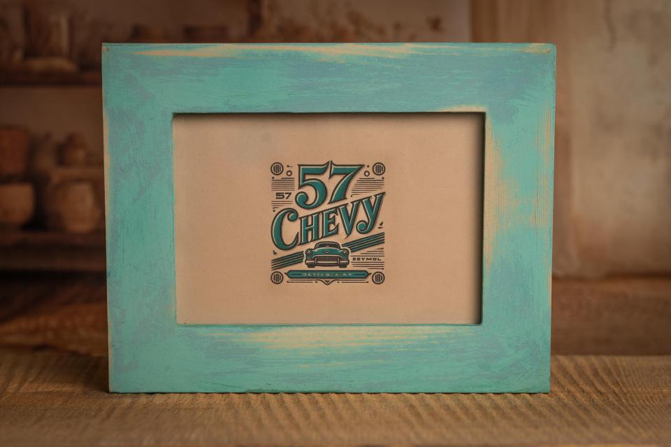 Weathered  Wood Picture Frame, Sanded Finish