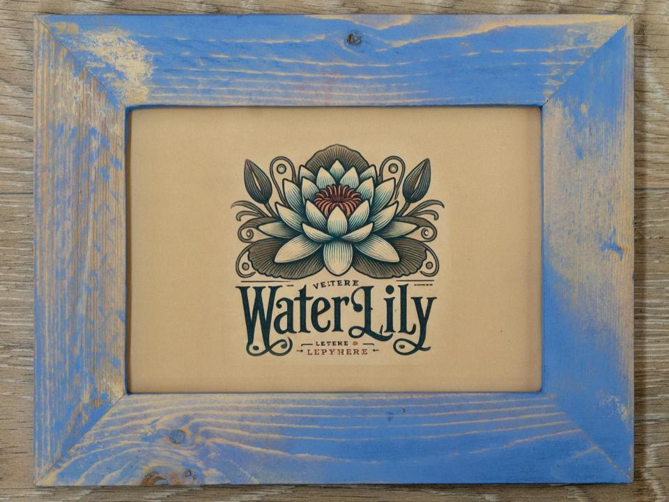 Weathered  Wood Picture Frame, Sanded Finish