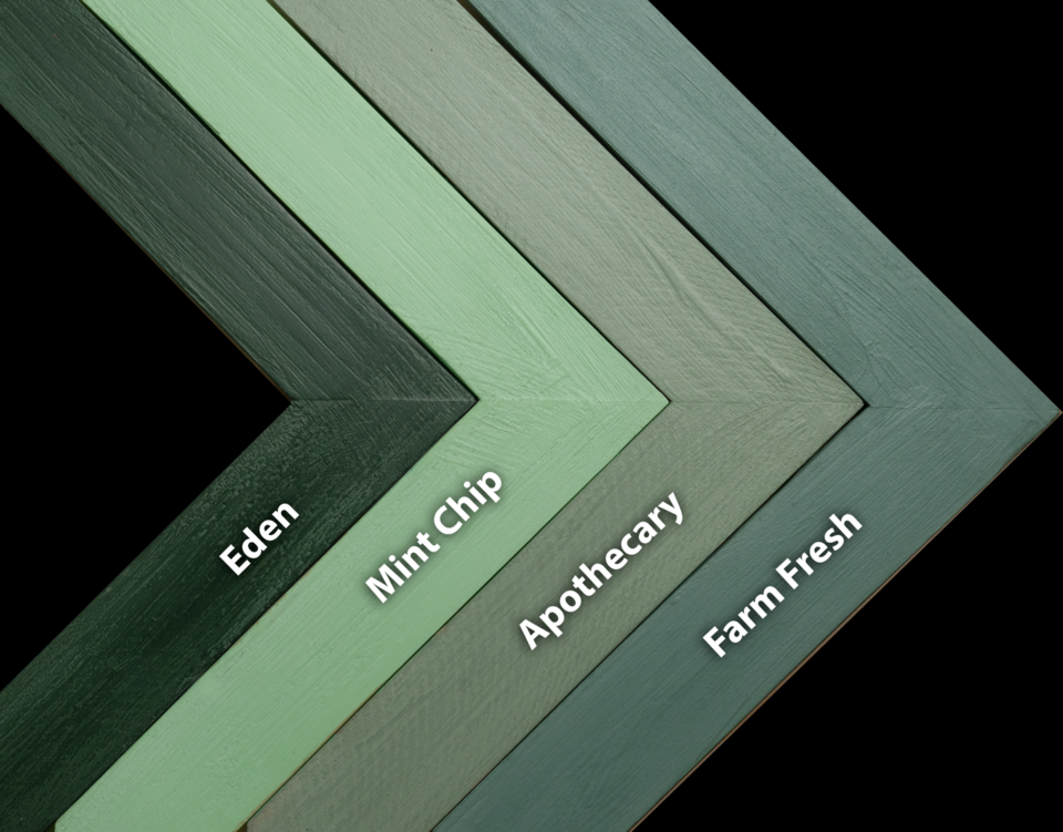 Solid Color Picture Frame - Handmade Wood - Hand Painted - Gallery Wall Frames