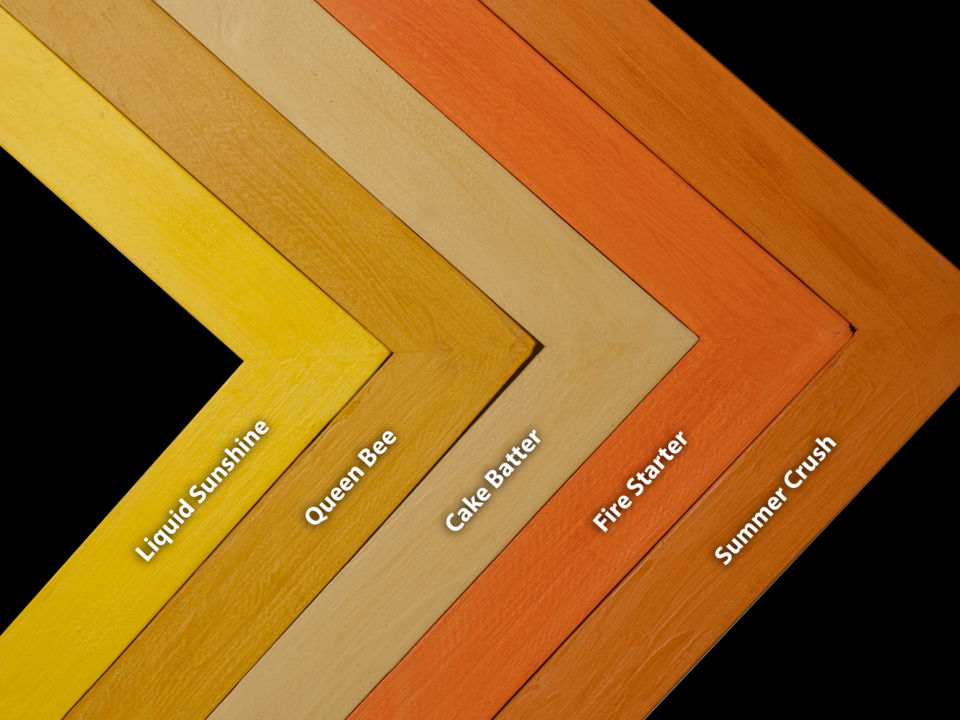 Solid Color Picture Frame - Handmade Wood - Hand Painted - Gallery Wall Frames